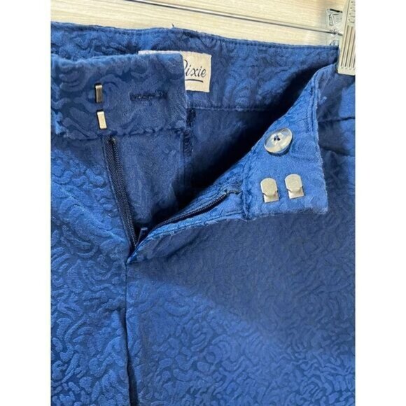 Old Navy Pixie Pants Size 4 Textured Blue - Picture 6 of 7